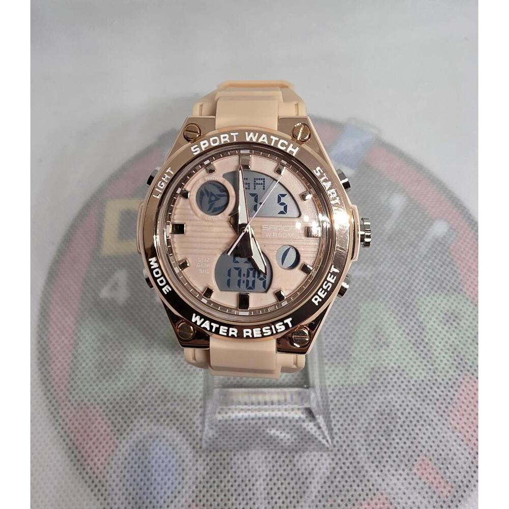 SANDA pink Women's Fashion Sports Watch -(Accepting fair offers)